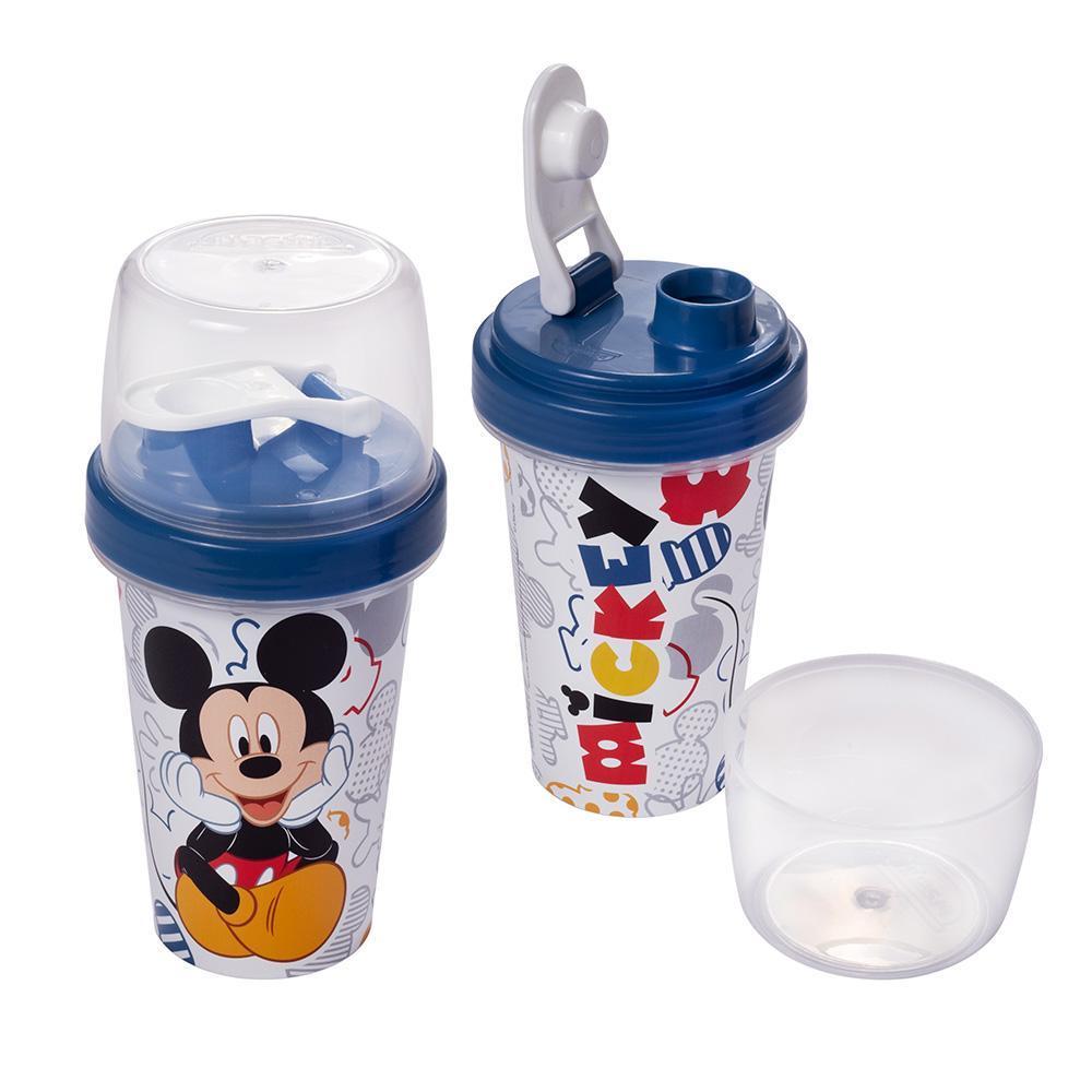 Mini Shakeira Mickey E Amigos Garrafa Lancheira Plasútil
