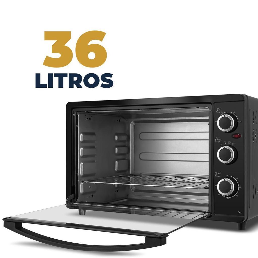 Forno Elétrico Britânia 36L Dupla Resistência 1500w Bfe41p