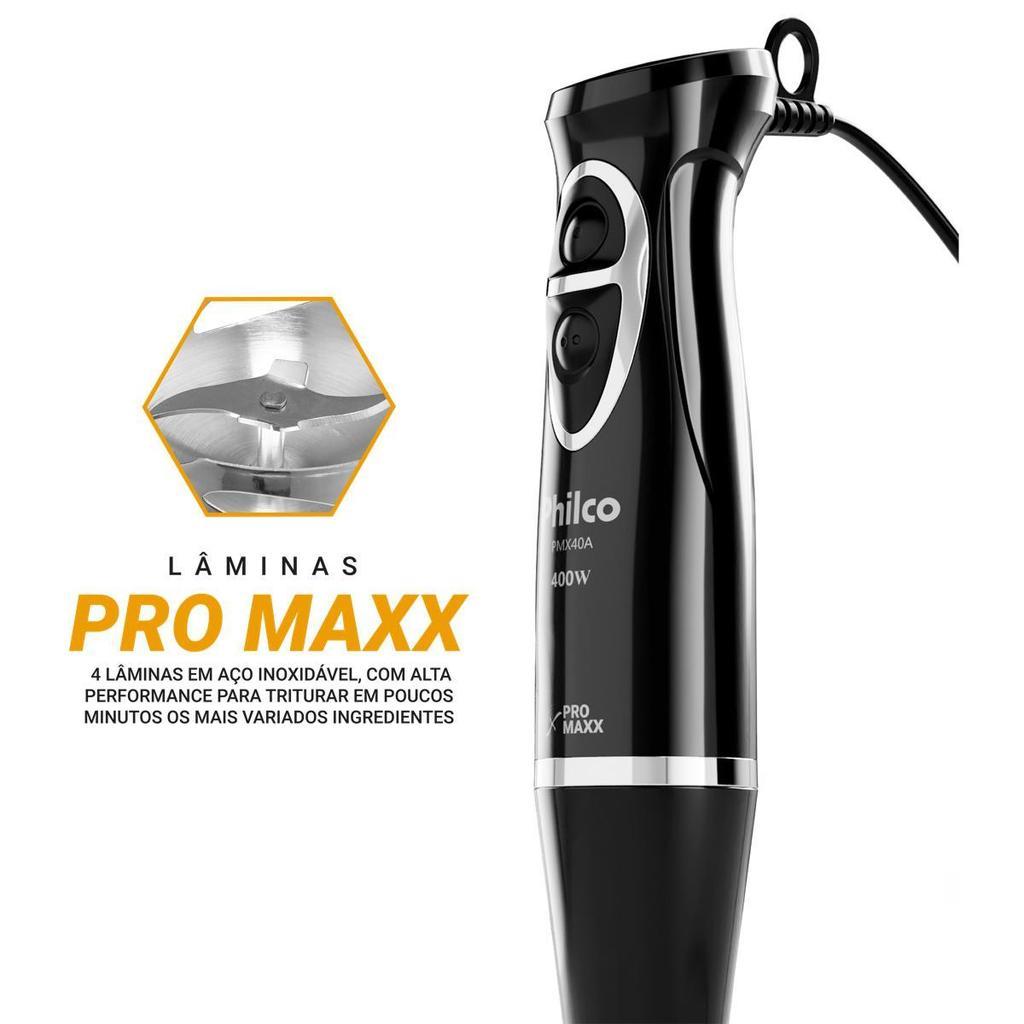 Mixer E Blender Philco 2 Velocidades 400W Pmx40a