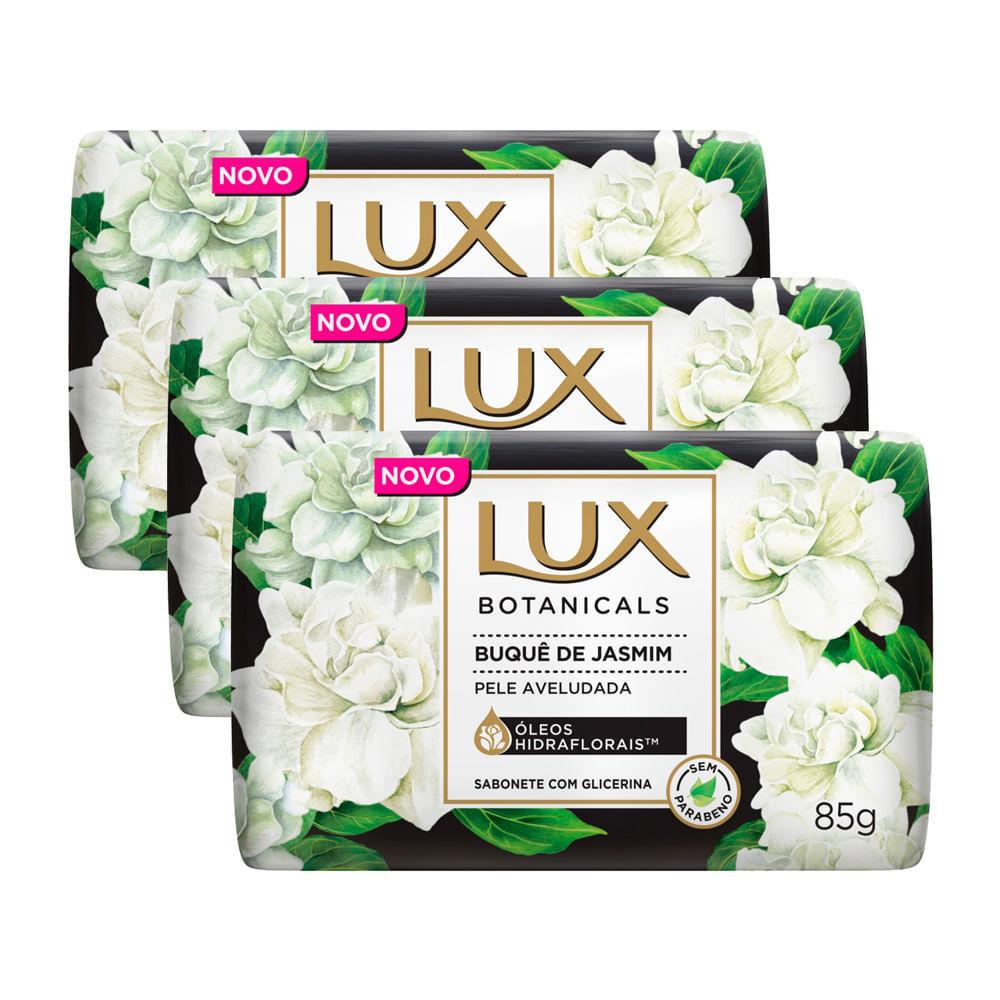 Kit 3 Sabonete Em Barra Lux Botanicals Buquê De Jasmim 85g