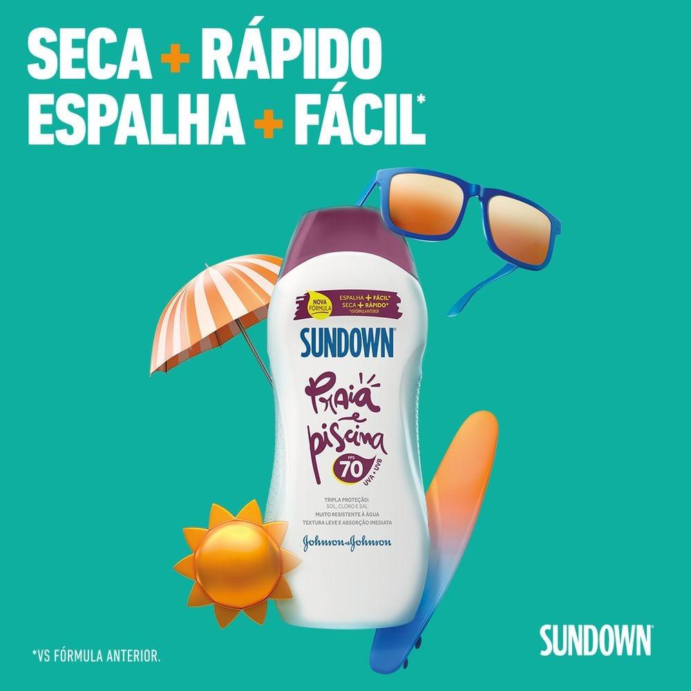 Protetor Solar Sundown Praia E Piscina FPS 70 200ml