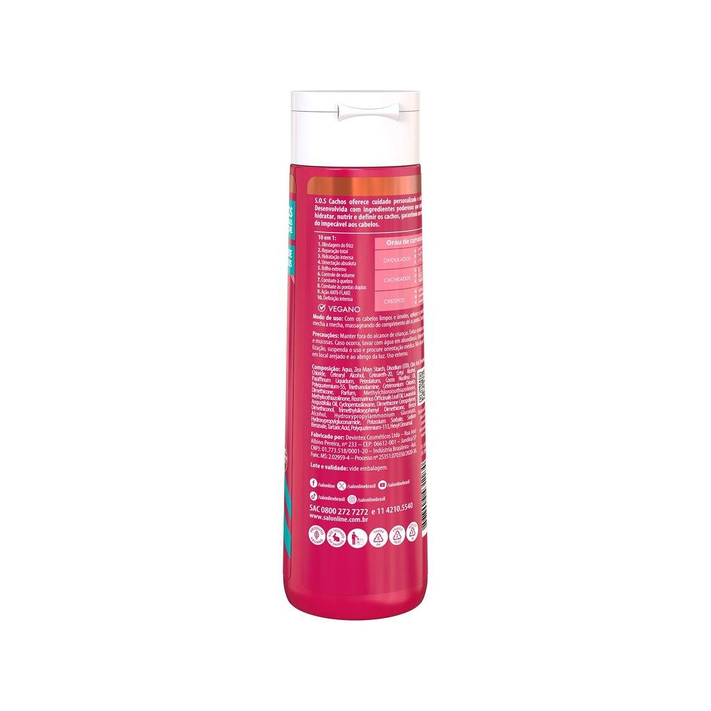 Condicionador Sos Cachos 10 Em 1 Multibenefícios 300ml