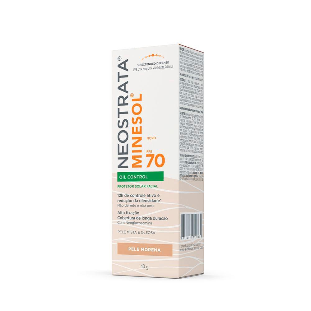 Protetor Solar Facial Neostrata Minesol Oil Control FPS 70 Cor Médio Claro 40g