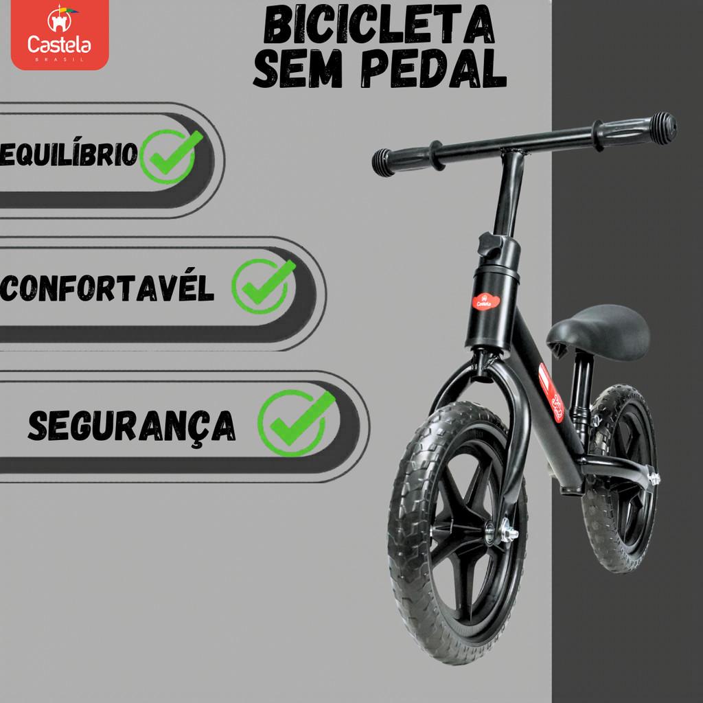 Bicicleta De Equilíbrio Sem Pedal Infantil - Castela