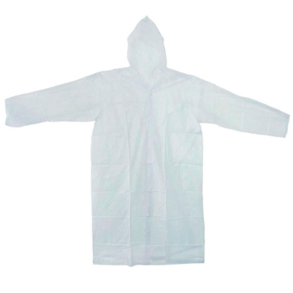 Kit 10 Capas De Chuva Descartáveis Transparentes - Kit 10 Capas De Chuva Descartáveis Transparentes