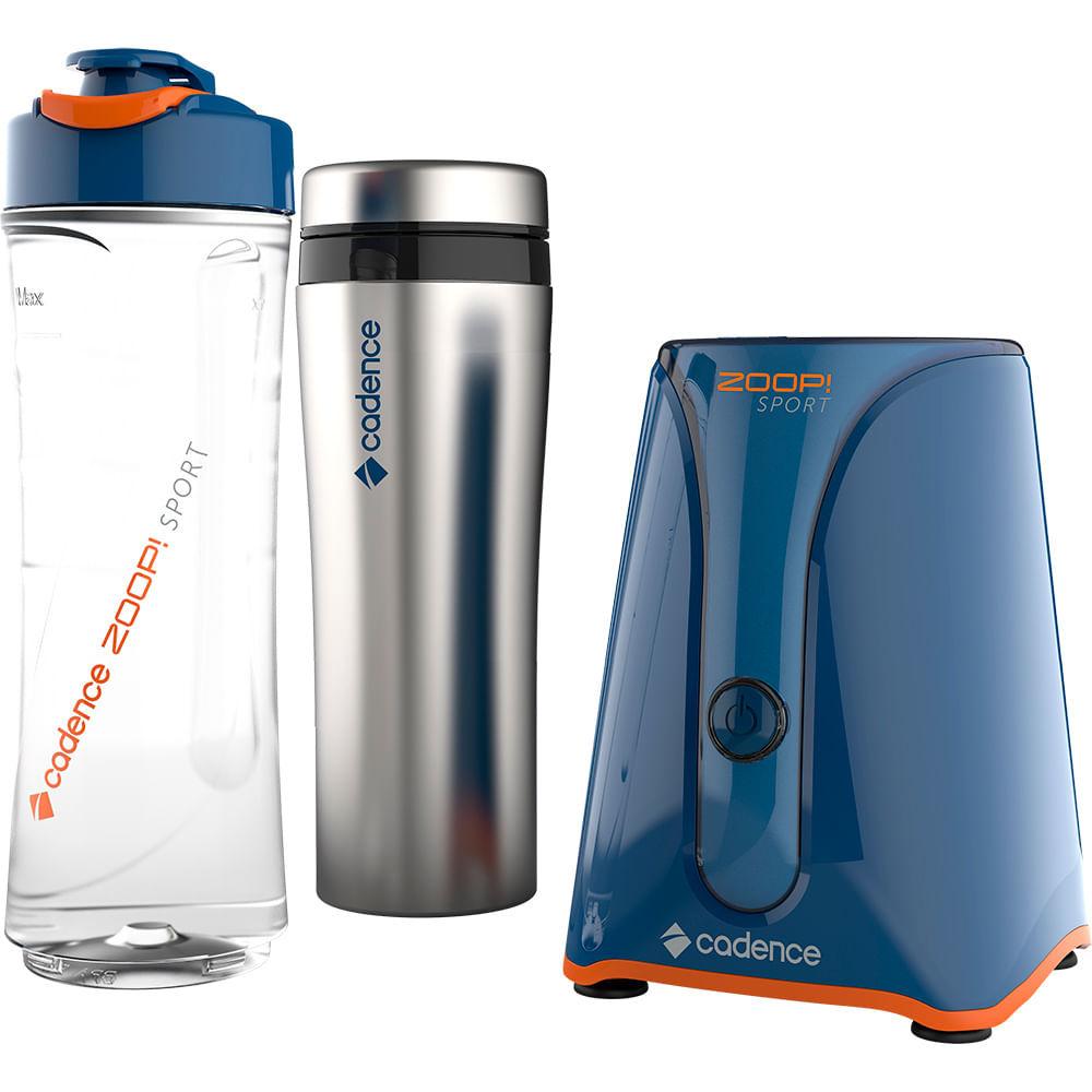 Kit Blender Zoop Sport Inox E Sanduicheira Prime Cadence
