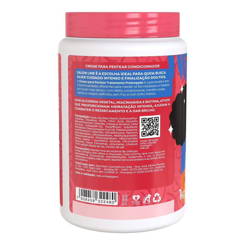 Creme De Pentear Salon Line 5 Em 1 Tratamento Prolongado 1kg