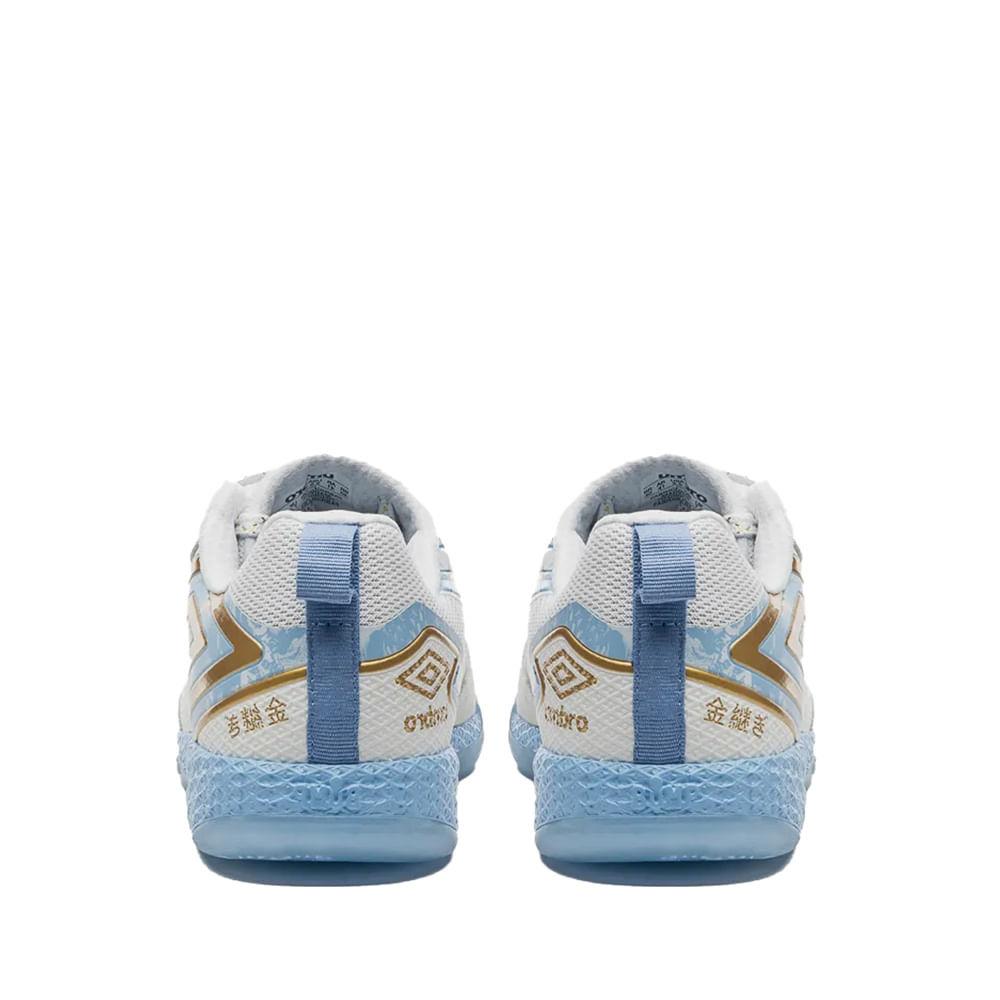 Chuteira Futsal Umbro PRO 5 Bump Kintsugi Azul/dourado