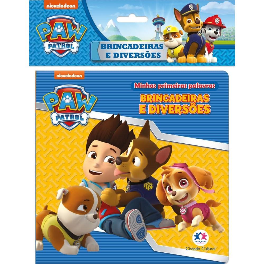Livro De Banho Patrulha Canina - Brincadeiras E Diversões