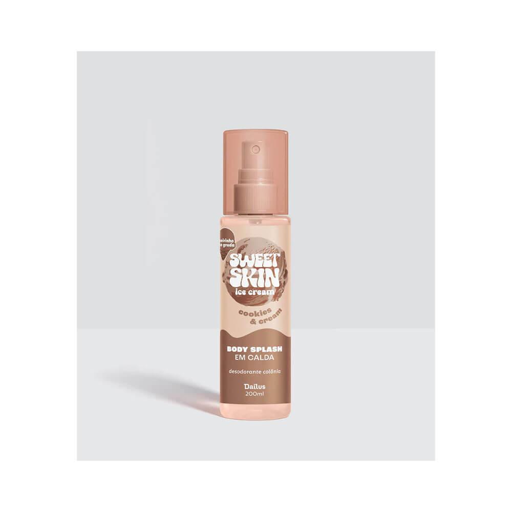 Body Splash Dailus Sweet Skin Ice Cream Cookies Cream 200ml