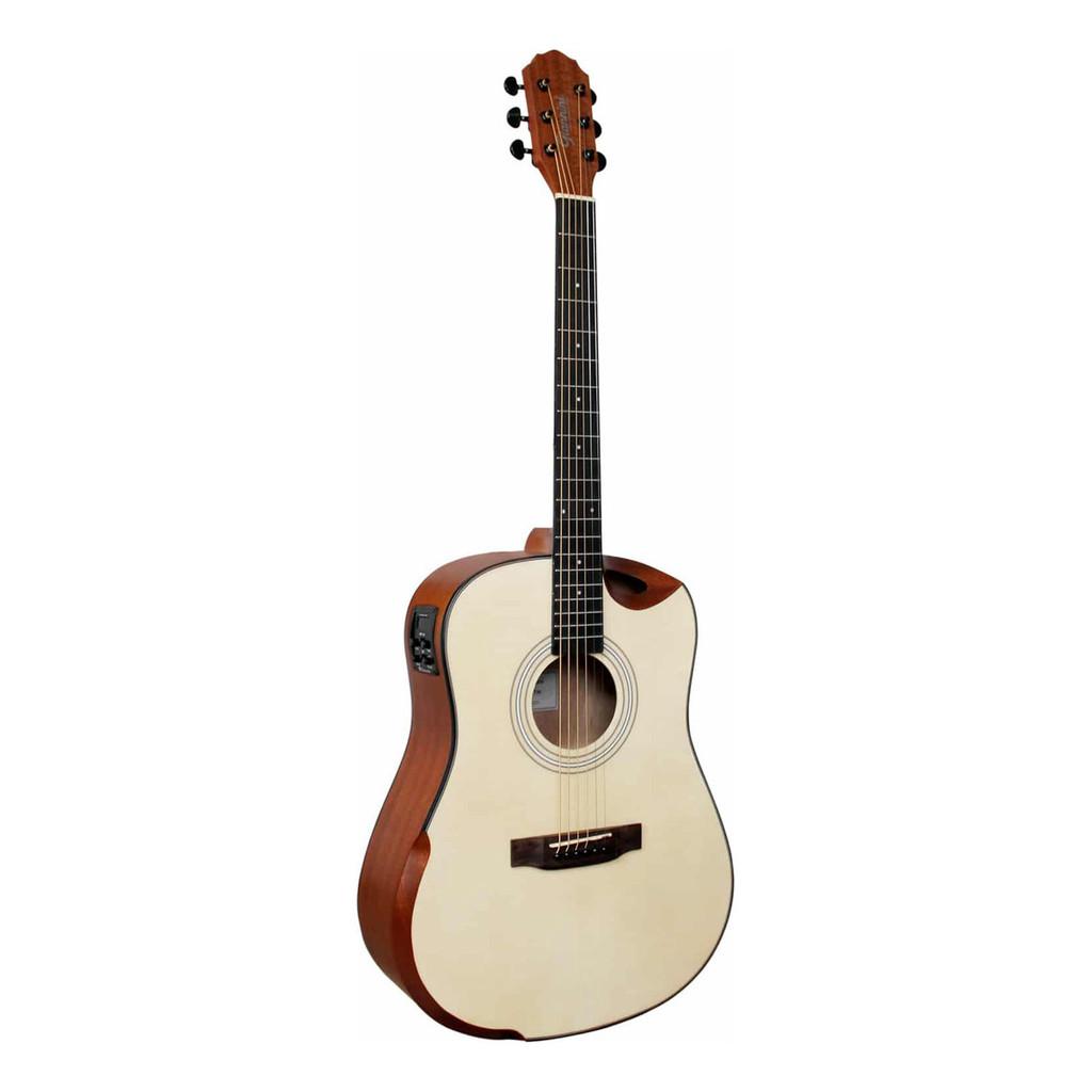 Violão Aço Eletroacústico Giannini Gdh + Kit Com Capa Natura