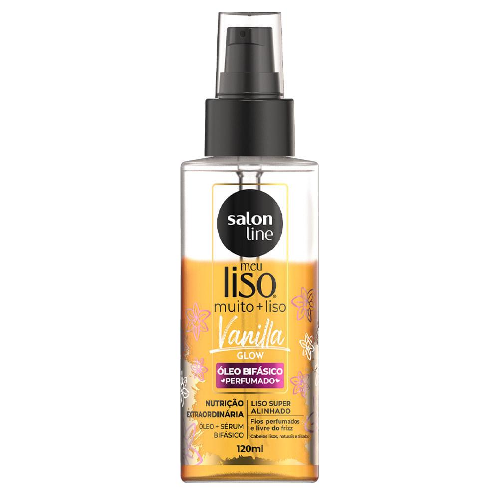 Óleo Bifásico Salon Line Meu Liso Muito +liso Vanilla Glow 120ml