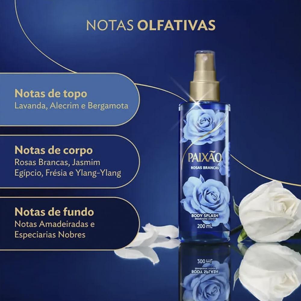 Body Splash Paixão Inspiradora Rosas Brancas 200ml