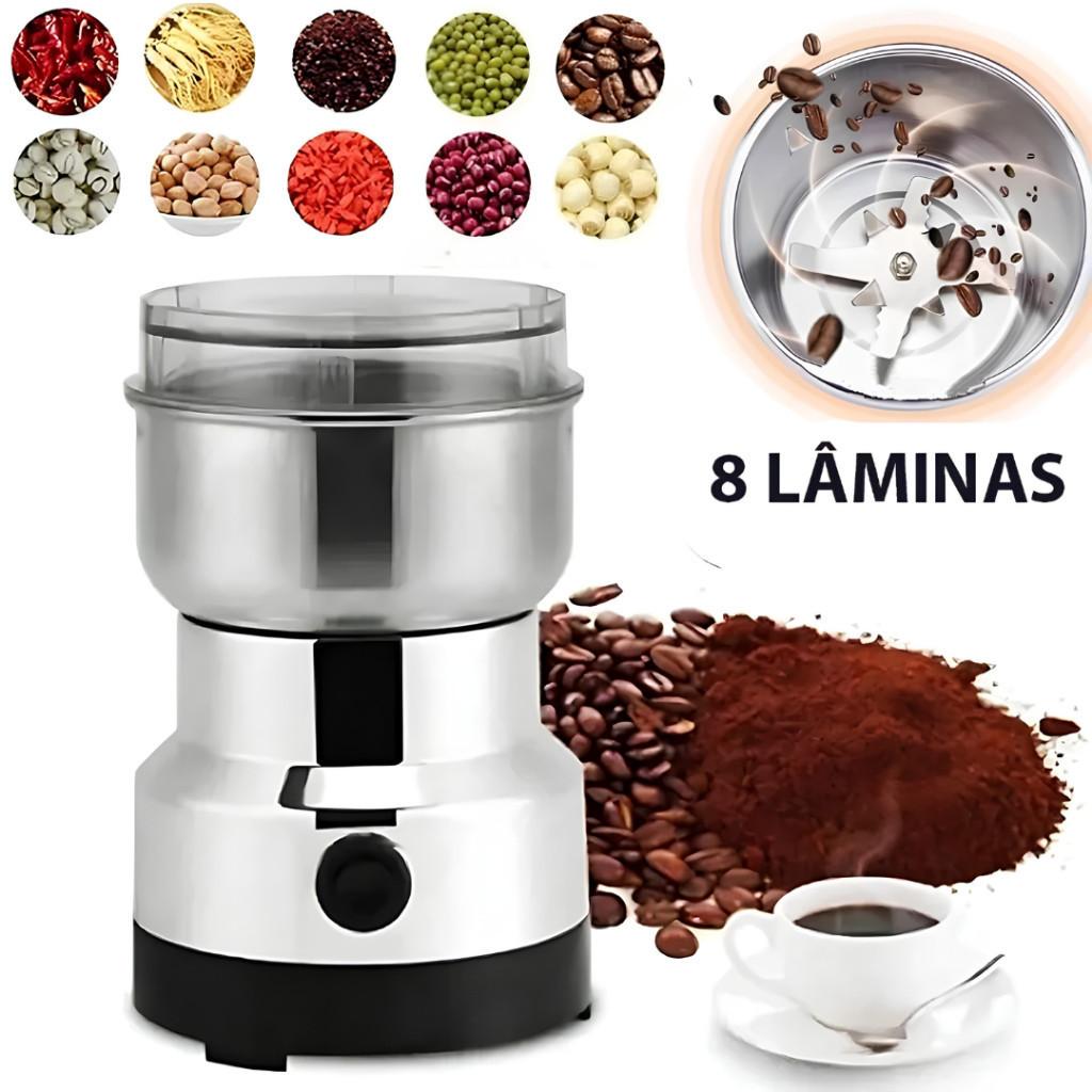 Tomate Maz-128 Moedor Elétrico De Café E Grãos 240W 8 Lâminas 80g