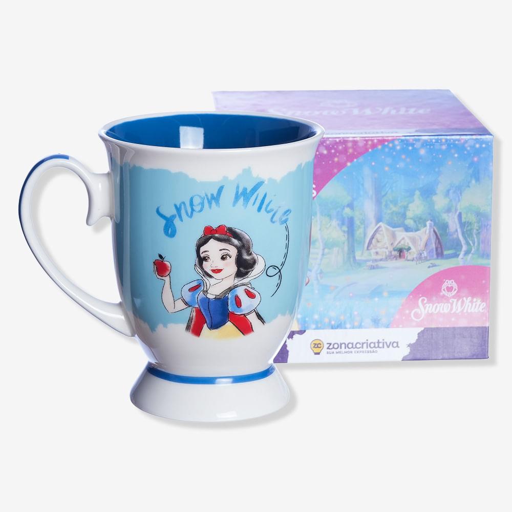 Caneca Royal Branca De Neve Disney
