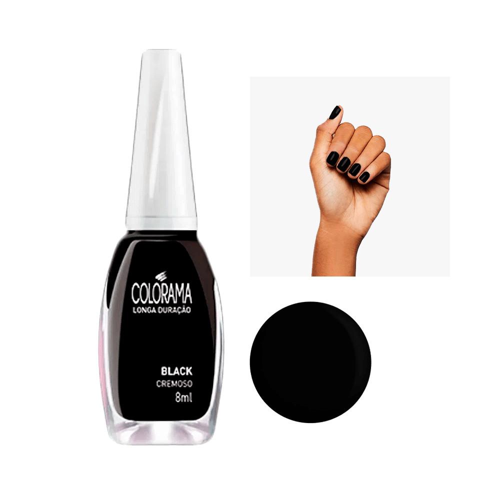 Esmalte Colorama Cremoso Black