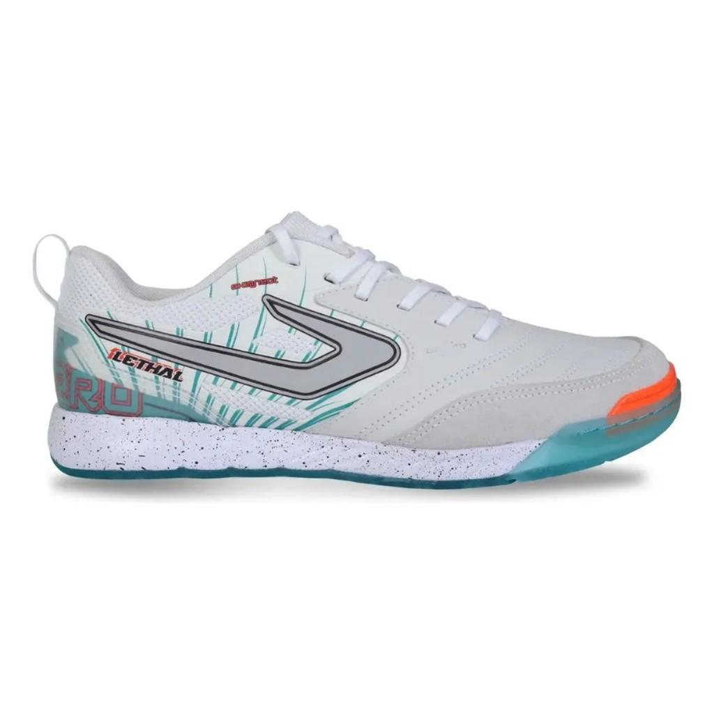 Chuteira Topper Masculina Lethal PRO Futsal Original Branca