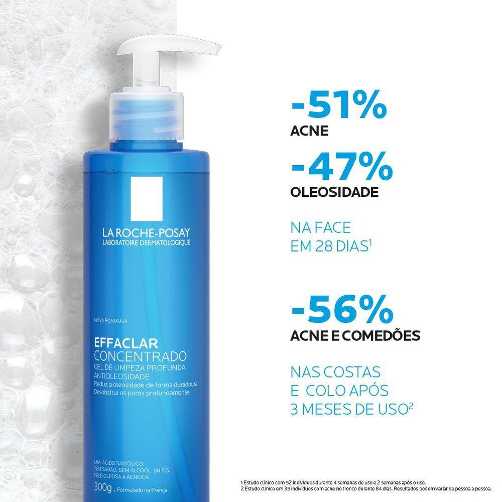 Gel De Limpeza Facial Effaclar Concentrado La Roche-posay 300g