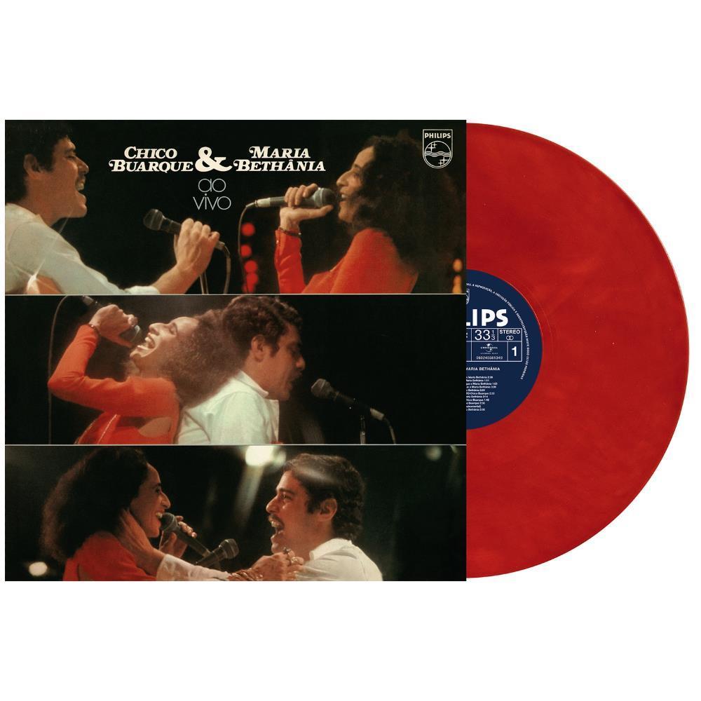 Vinil Chico Buarque Maria Bethânia - Ao Vivo No Rio De Janeiro 1975 (lp Vermelho)