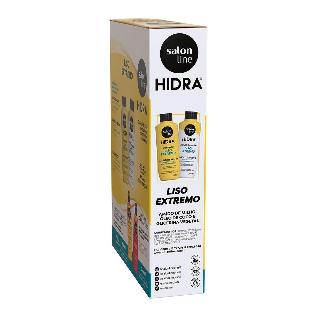 Kit Shampoo + Condicionador Hidra Amido De Milho Salon Line 300ml