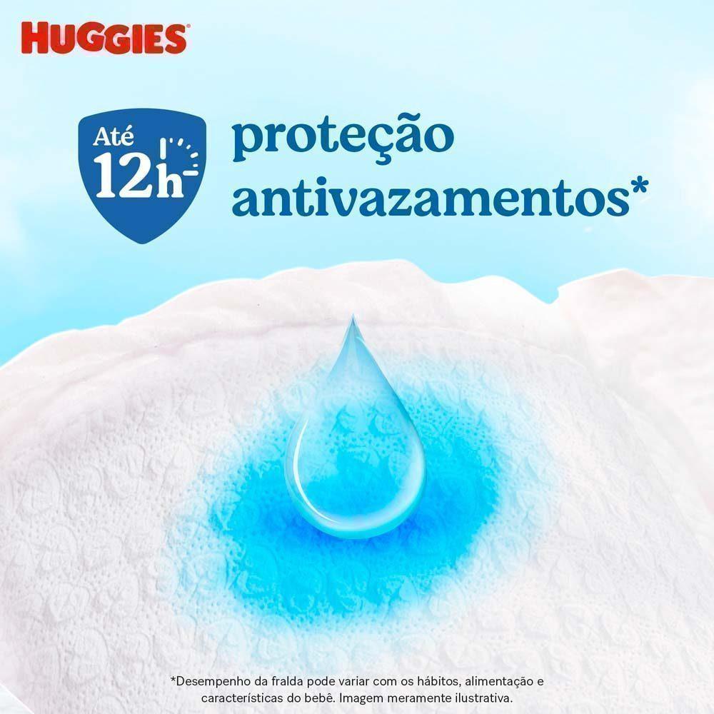 Fralda Huggies Rápida Absorção Tamanho M Pacote Hiper 92 Unidades Descartáveis Leve Mais Por Menos