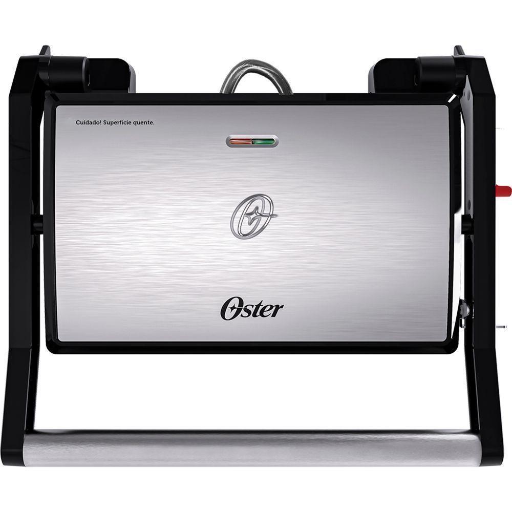 Mini Grill Elétrico Oster Inox 2 Em 1 Ogrl230 220V