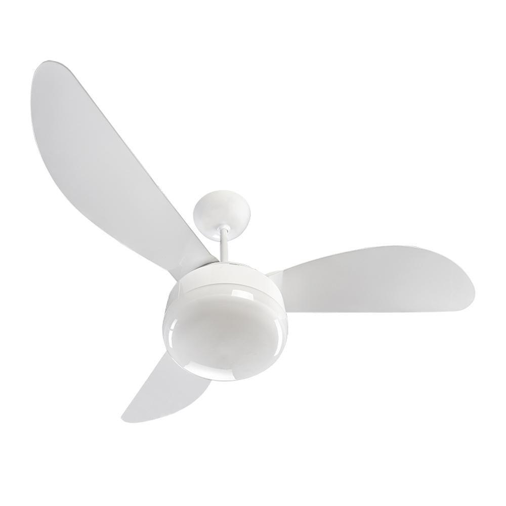 Ventilador De Teto 3 Pás Ventisol Fênix Globo Com 3 Velocidades Branco 127V