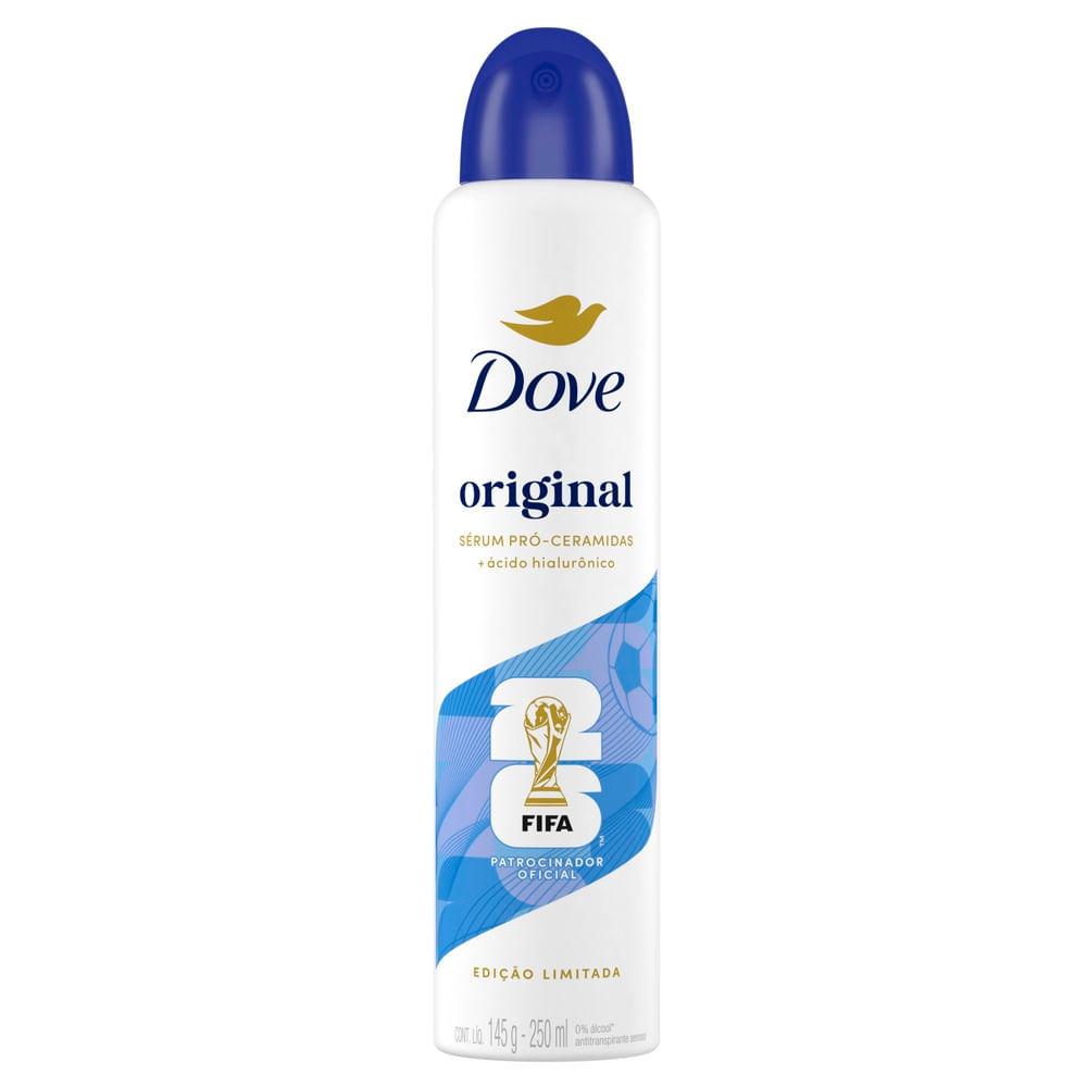 Kit Desodorante Aerosol Dove Original 250ml - 5 Unidades