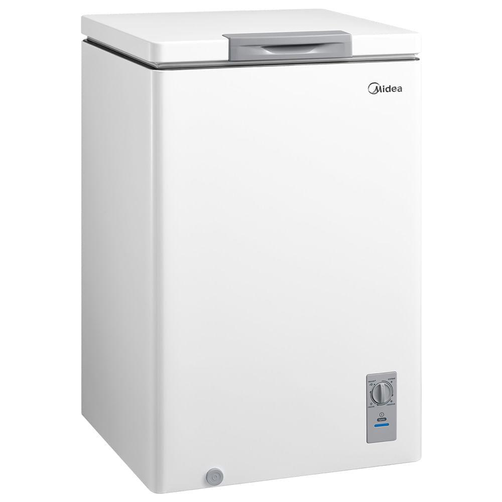 Freezer Horizontal 100L Inverter Bivolt Branco Midea
