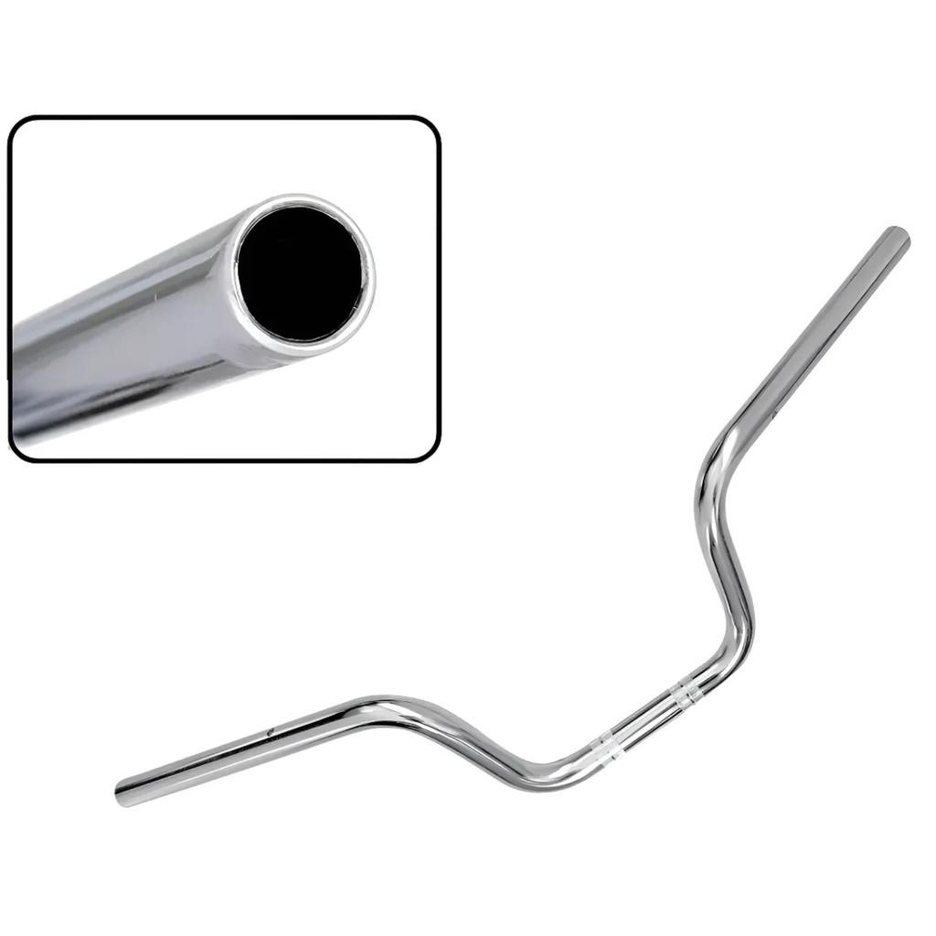 Guidao Moto Cg Titan 150 2005 2006 2007 2008 2009 2010 2011 2012 2013 Modelo Original Cromado Com Contrapeso Polimet