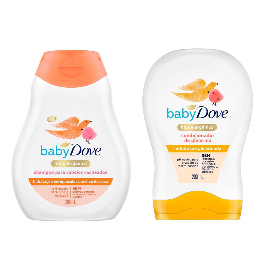 Kit 1 Condicionador Dove Baby Hidratação Glicerinada 200ml