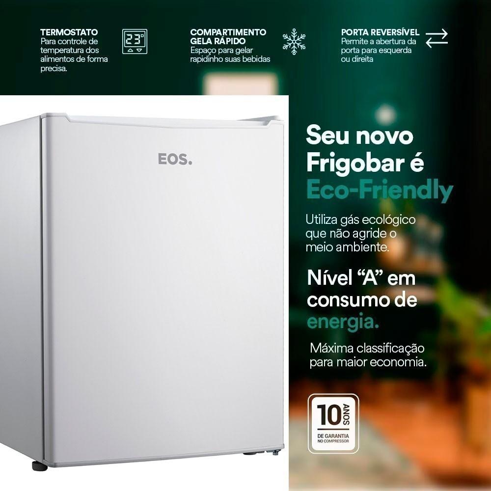 Geladeira Frigobar 71L Porta Reversível Ice Compact Branco Efb81 - Eos