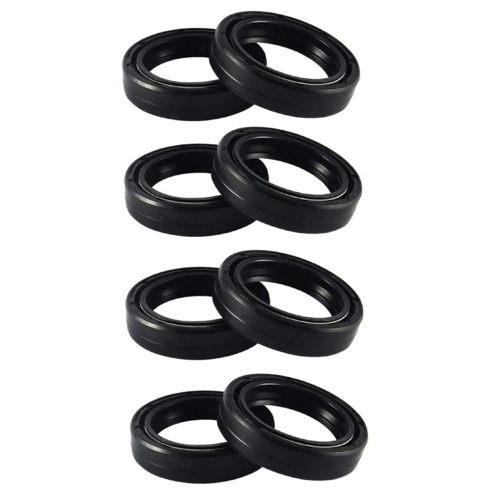 Kit 4 Retentores De Bengala + Guarda Po Spec Moto Honda Crf 230f Xr 200r Xr 250 Cbx 250 Nx 350 Sahara Xlx 350r