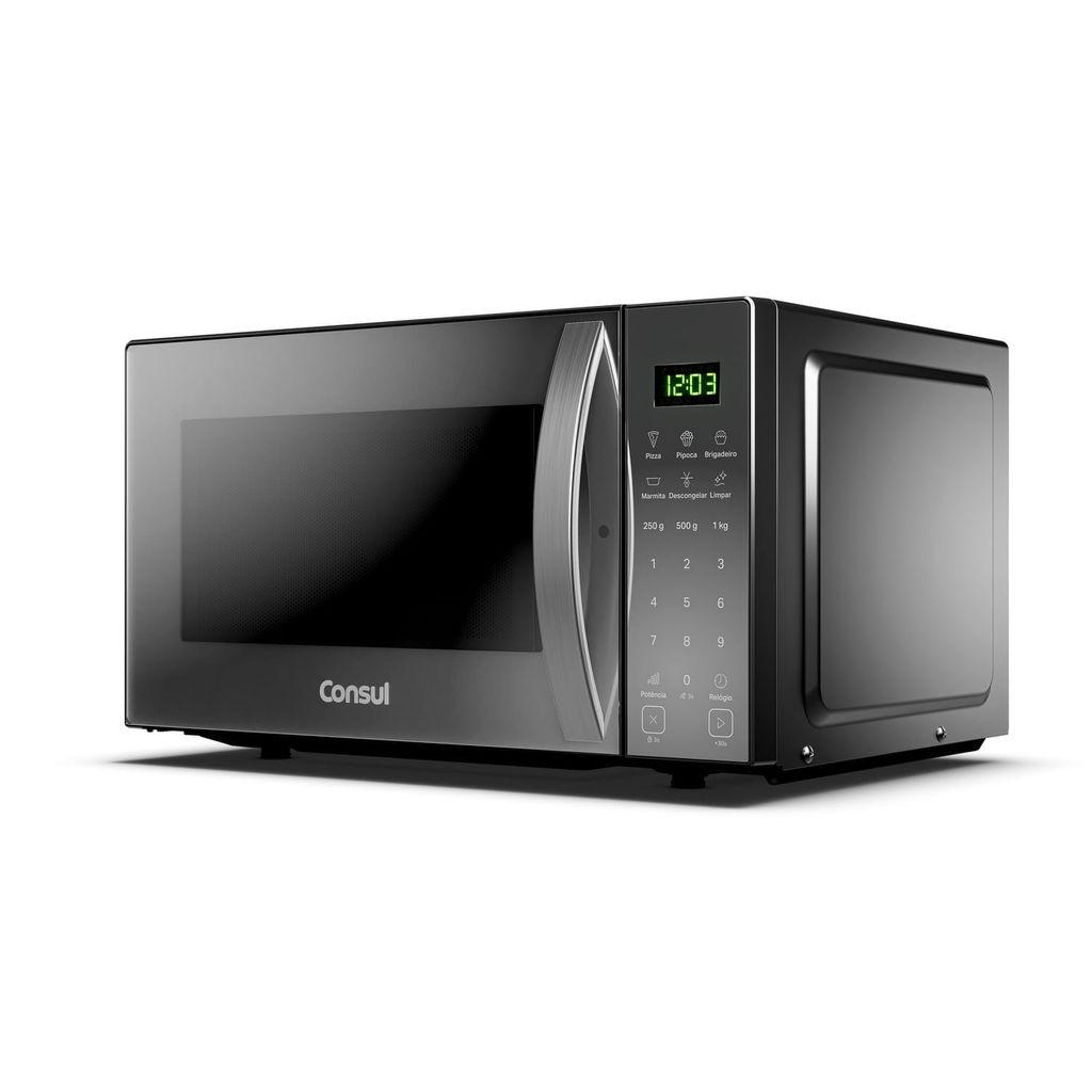 Micro-ondas 23 Litros Com Função Marmita Inox Consul - Cms23ar