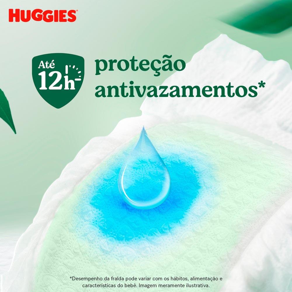 Fralda Huggies Natural Care Tamanho M 78 Unidades Descartáveis