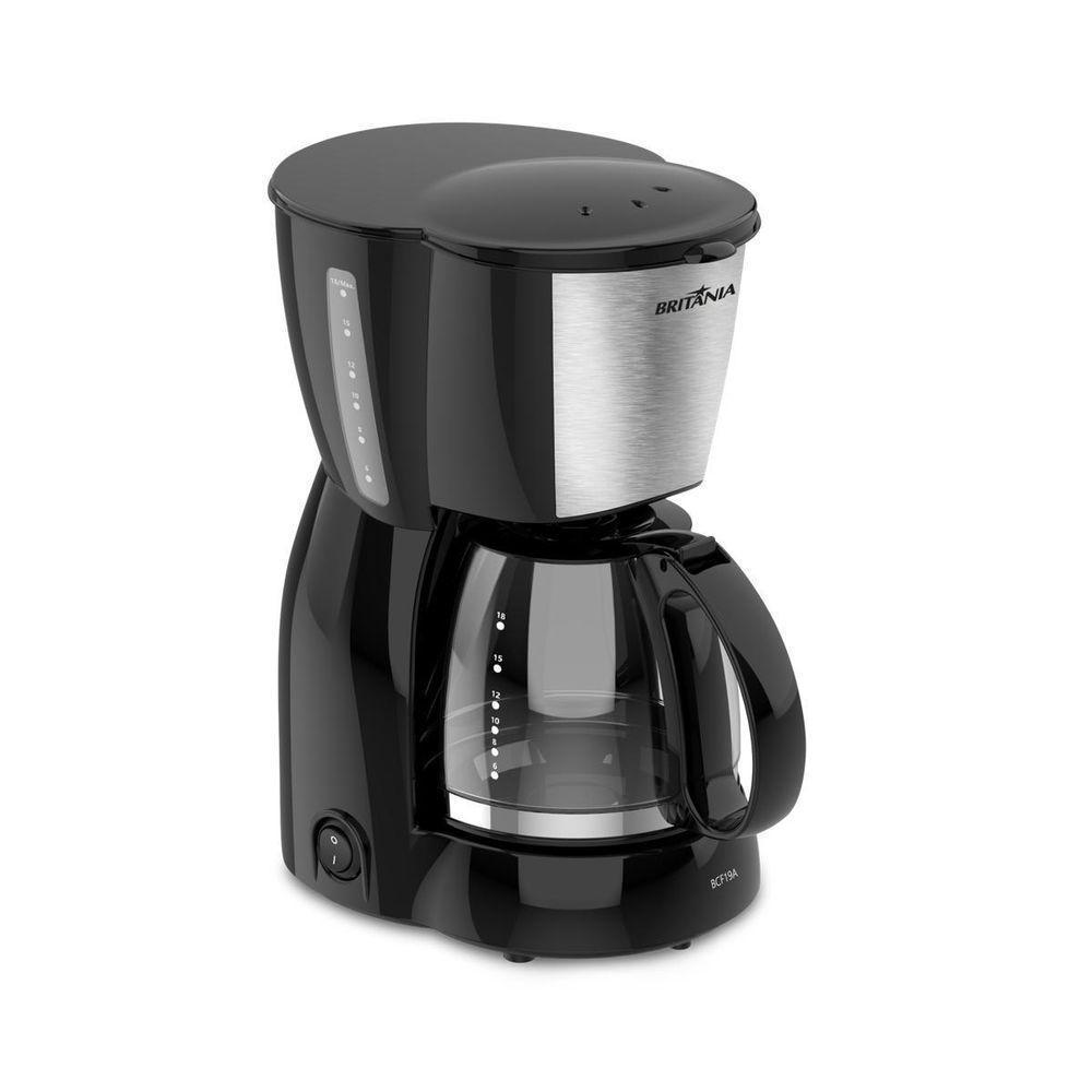Cafeteira Britânia 18 Cafezinhos Bcf19 Jarra De Vidro 550W 110V
