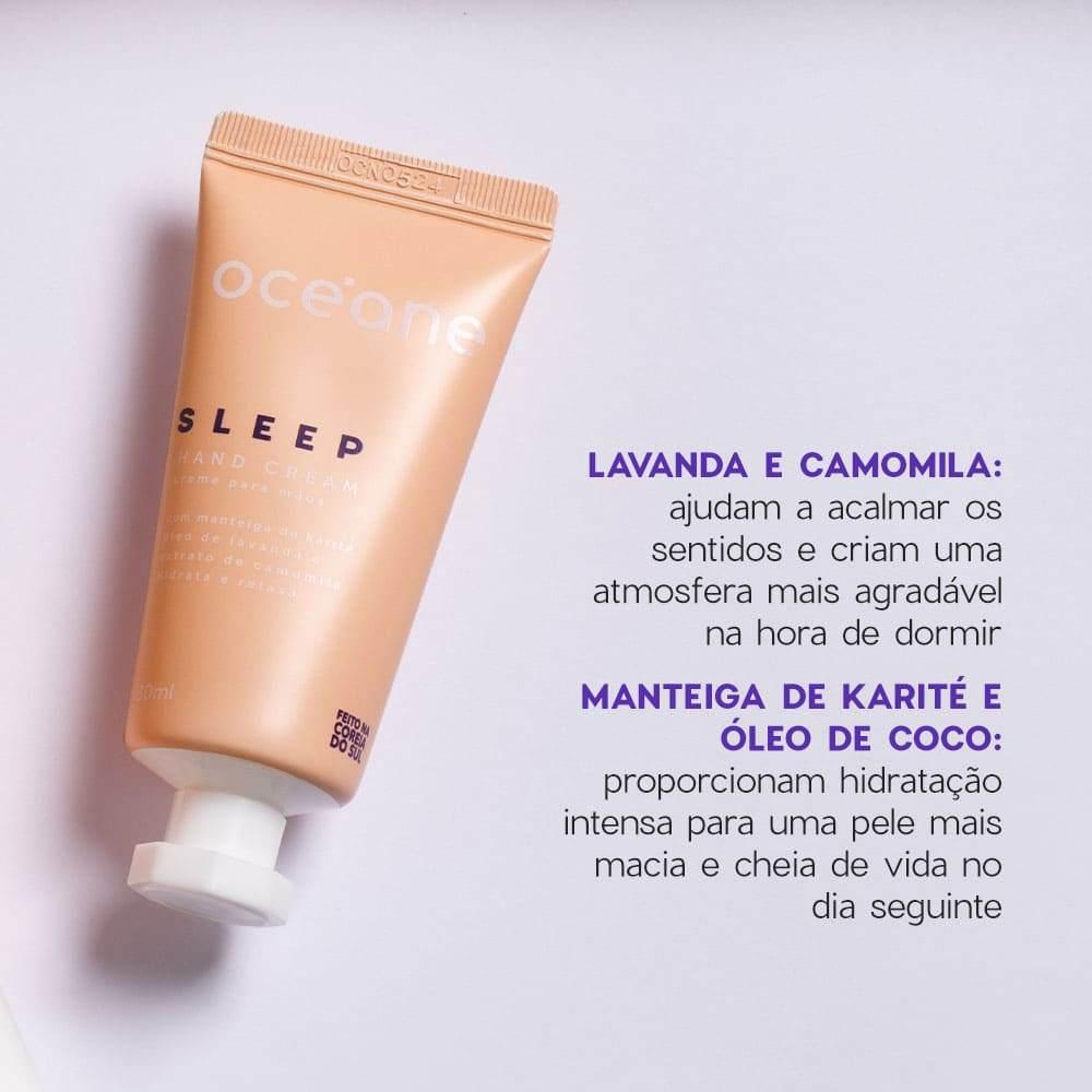Creme Para Mãos Com Camomila E Lavanda - Sleep Hand Cream 30ml