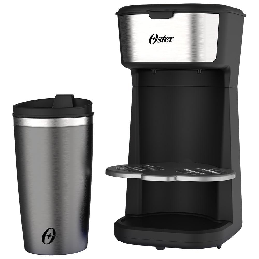 Cafeteira Oster 2day Inox 2 Em 1 Com Copo Térmico