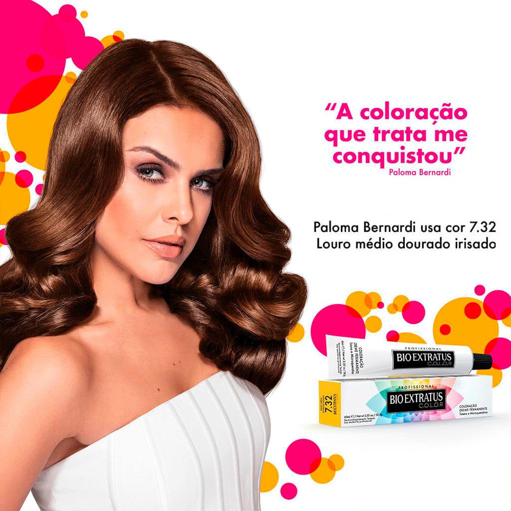 Tintura Bio Extratus Color Louro Médio Acobreado 7.4