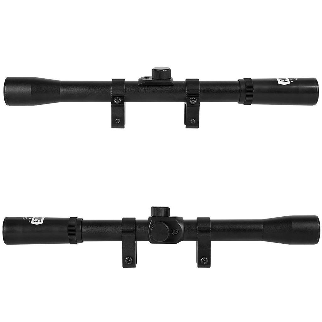 Kit 02un. Lunetas 4x20mm AR15 Sport Para Carabina Trilho 11mm