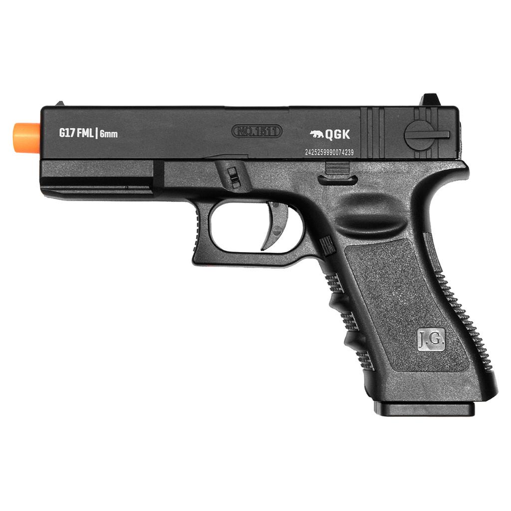 Pistola De Airsoft Spring QG07 Slide Metal 6MM Qgk+bbs+alvos