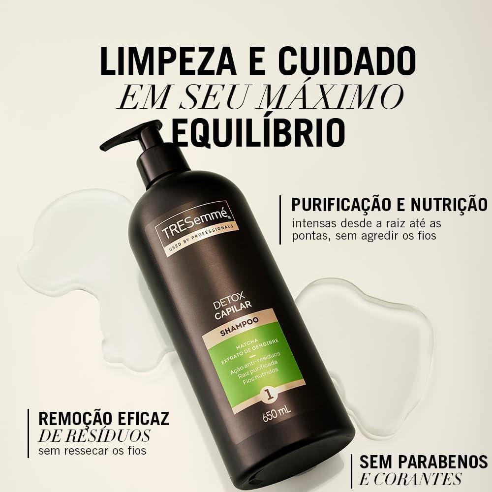 Kit Shampoo + Condicionador Tresemmé Detox Capilar 650ml