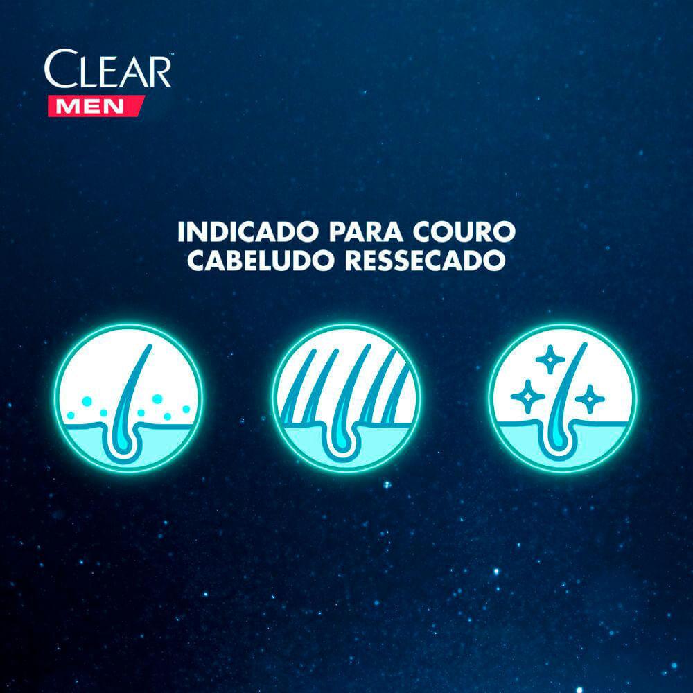 Shampoo Clear Men Anticaspa Limpeza Diária 2 Em 1 400ml