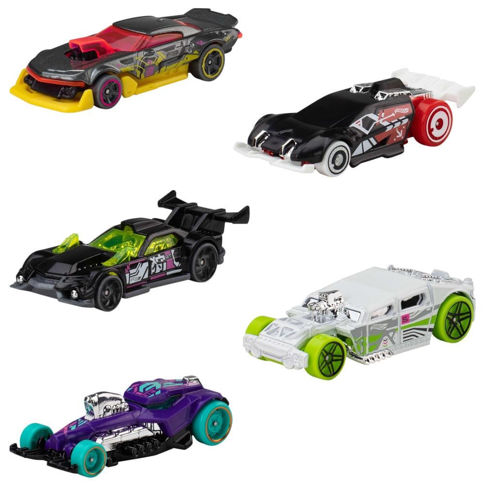 Carrinhos Hot Wheels - Pacote Com 5 Carros - Sortido - 1 64 - Mattel