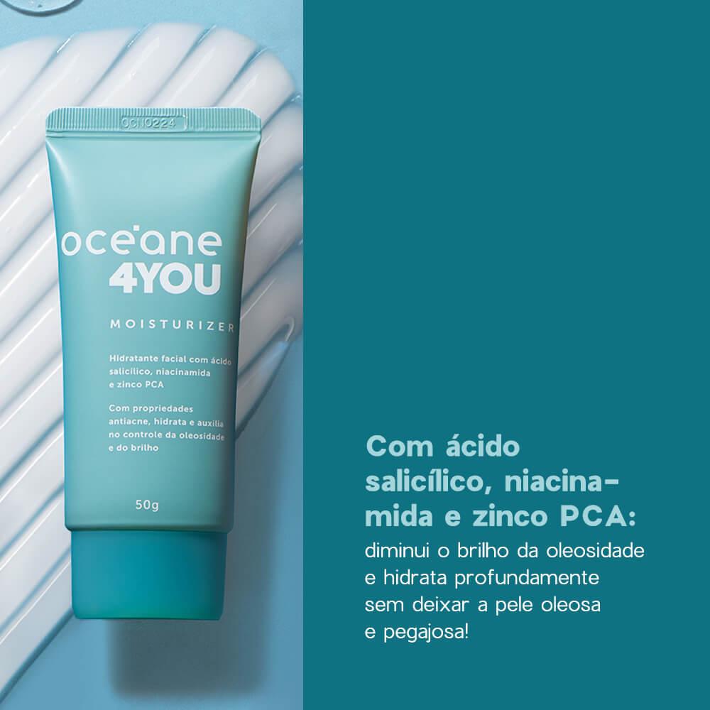 Hidratante Facial Com Niacinamida E Ácido Salicílico - Moisturizer 4you 50g