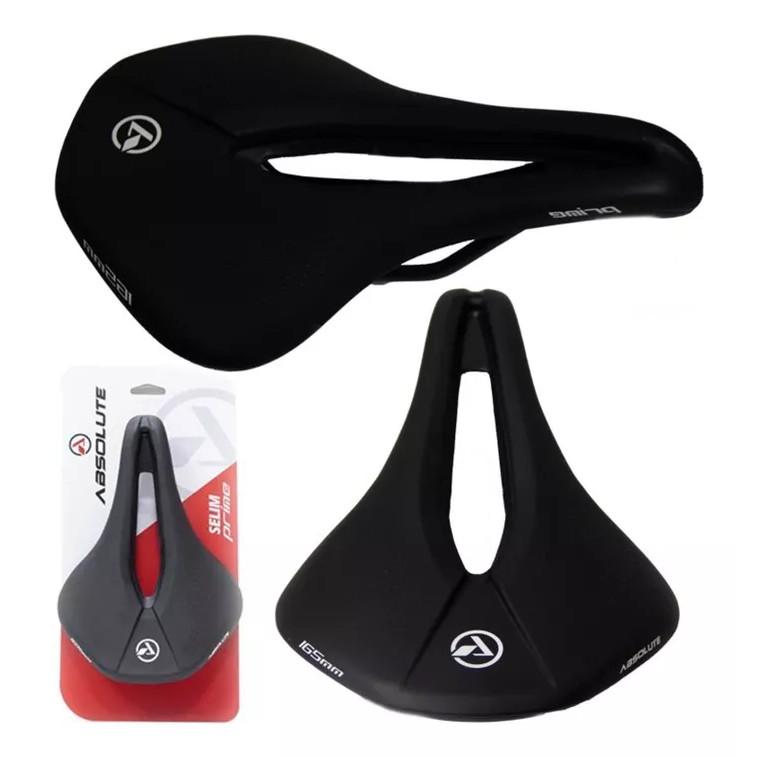 Selim Bike Absolute Vazado Prime Mtb Speed 243 X 165mm Preto