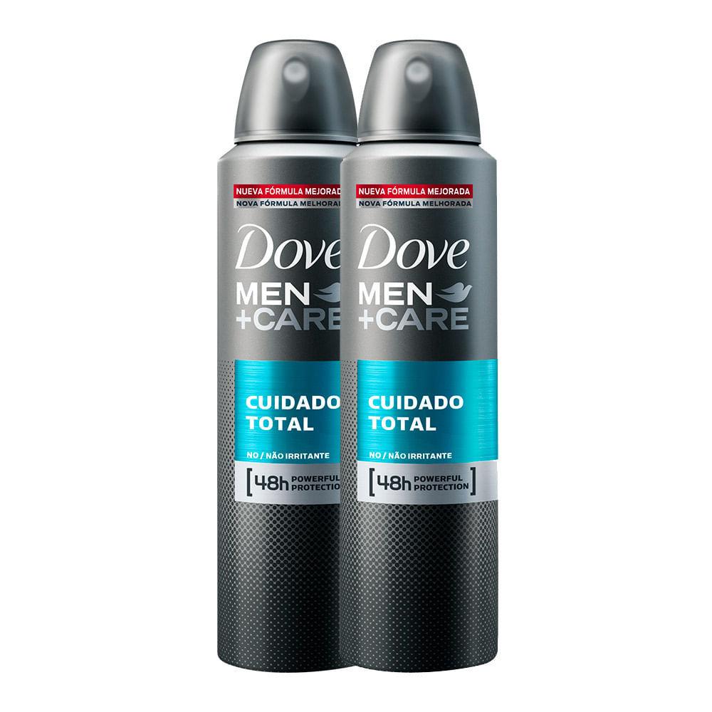 Kit 2 Desodorante Aerosol Dove Men+care Proteção Total 150ml
