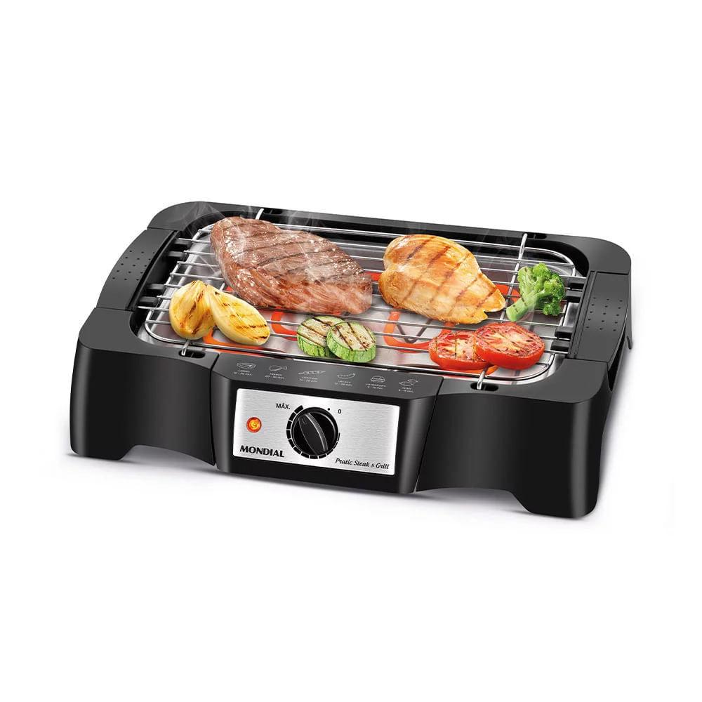 Churrasqueira Elétrica Mondial Pratic Steak Grill Ii Ch-07 - 127V