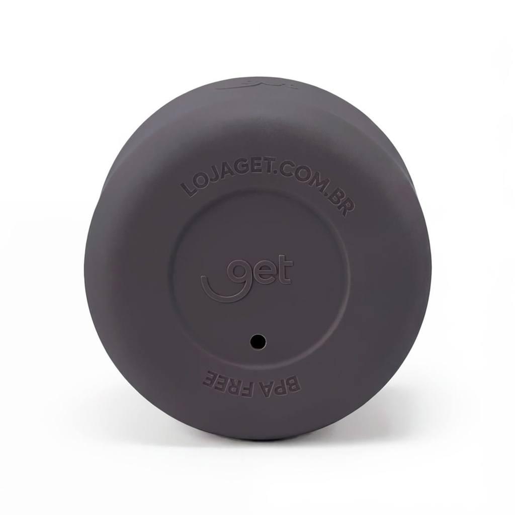Capa De Silicone Para Garrafas 350/500/750ml Get Cinza