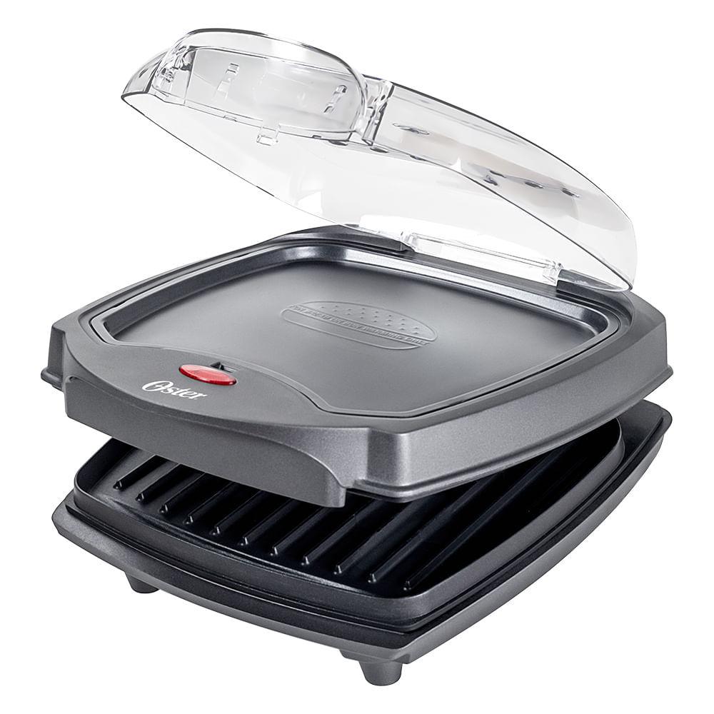 Grill Elétrico Burguer Oster 2 Em 1 Com Estufa